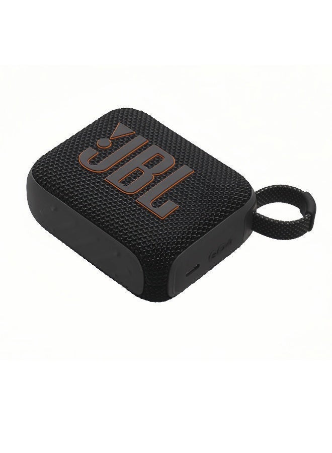 JBL Go4-Portable Waterproof and Dustproof Wireless Bluetooth Speaker, Big Pro Sound with Punchy bass,Built-in long-lasting battery, Made in Part with Recycled Materials Black - Image 4